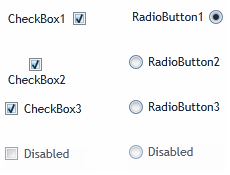 Silverlight CheckBox and RadioButton